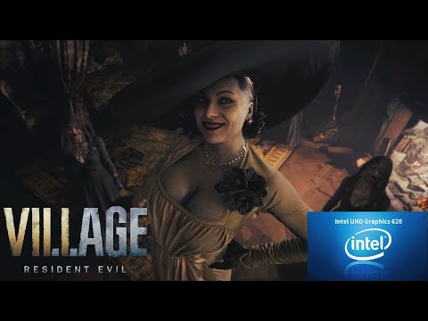 Playing Resident Evil Village on Intel UHD 620 iGPU