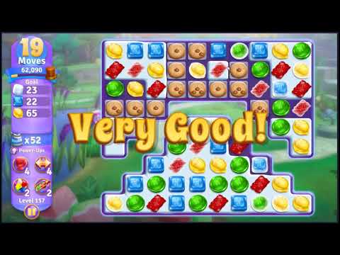 Wonka's World of Candy Level 157 - NO BOOSTERS + FULL STORY 🍫 | SKILLGAMING ✔️