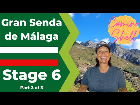 Gran Senda de Mlaga Stage 6 Part 2 of 3 (El Acebuchal to half way to Cmpeta. Camino Shell)