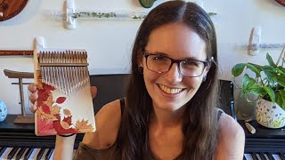 Autumn Leaves Kalimba by Cilili on Amazon Unboxing and Review | Pumpkin Spice Fall Kalimba