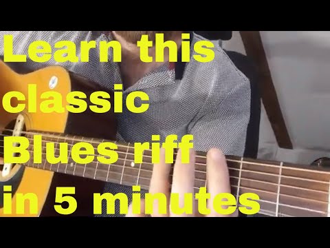 How to play Hoochie Coochie Man- easy guitar tutorial