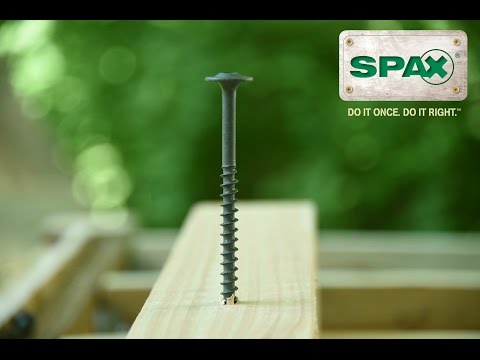 SPAX PowerLags vs. Conventional Lags