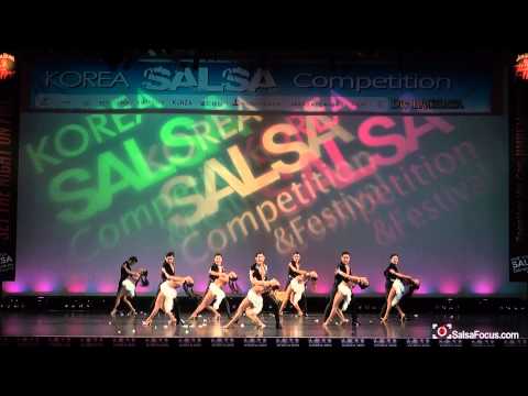 필댄스 - 살사 단체전 - 2015 Korea Salsa Bachata Competition