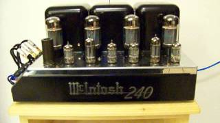 Video thumbnail for McIntosh MC240 Tube Amp (circa 1960-69). (abc) by Mac Intosh