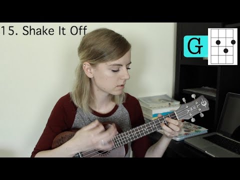 4 basic chords, 24 Taylor Swift songs on ukulele