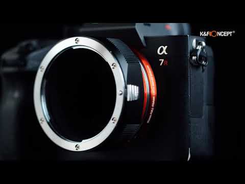 K&F M12105 EOS-NEX PRO,New in 2020 high precision lens adapter (orange)