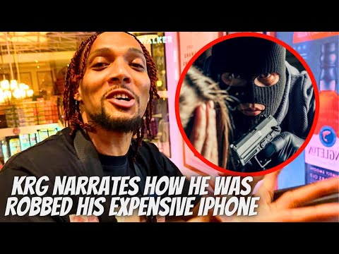 KRG Narrates How Thieves Robbed Him His Expensive iPhone / Speaks Out His Fight With Kibe & Kasipul