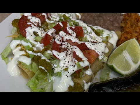 CRUNCHY Ground Beef Tacos | Tacos Dorados De Carne Molida