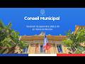 Conseil municipal du 18 septembre 2026