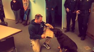 Brothers in Blue Say Goodbye to K9 Packo