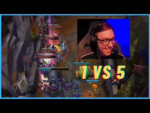 THIS IS WHY YOU NEVER FIGHT BAUS 1V 5! Insane League of Legends Daily Moments! (Ep. 5)