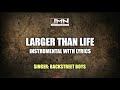 Larger Than Life - Instrumental by Backstreet Boys | JMN Instrumental