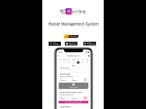 Get My Roster | Shift Planner