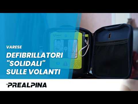 Varese, defibrillatori alle forze dell'ordine