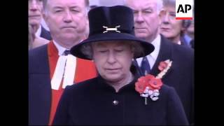 Queen takes on late mother's role at Field of Remembrance event
