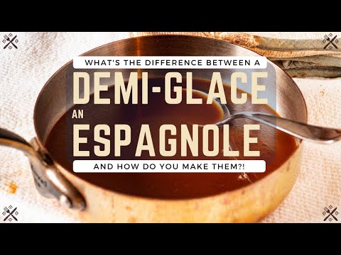 What Is a Demi Glace, An Espagnole, And How Do You Make Them?! || Terry Port Cooking Show