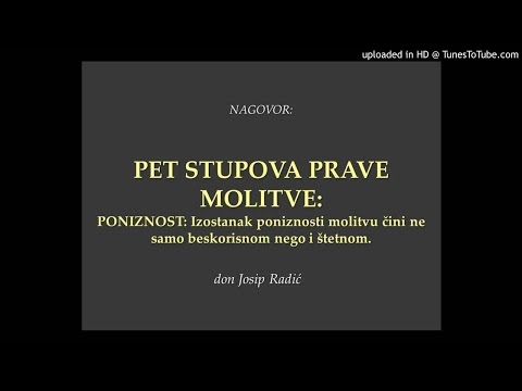 PET STUPOVA PRAVE MOLITVE: Poniznost!