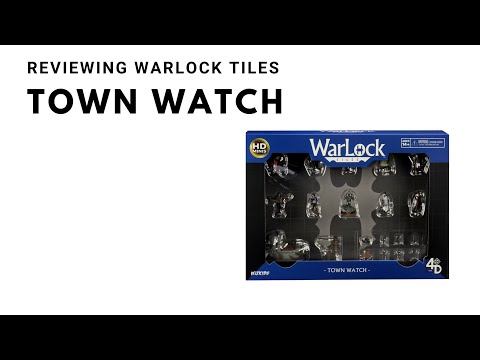 Warlock Tiles: Town Watch Review - Wizkids Prepainted Terrain