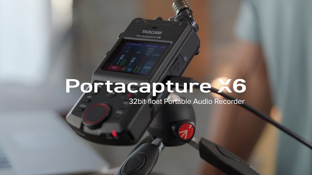 TASCAM Portacapture X6 - 32-bit float Handheld Portable Recorder - YouTube