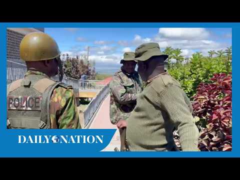 Heavy security outside Naivasha Law Courts as nine Utumishi Girls fire suspects are arraigned