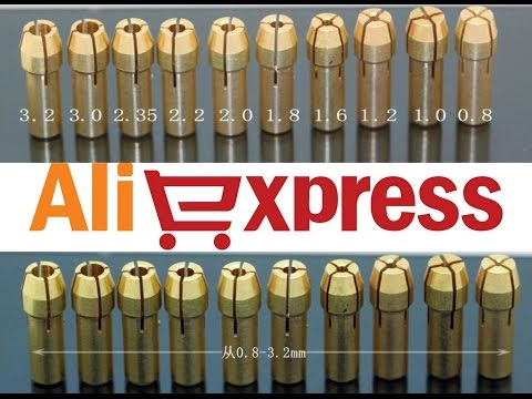 Цанги или цанговые патроны для бормашины или гравера Dremel MultiPro из Китая (aliexpress)