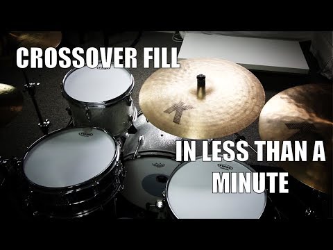 Crossover Fill in less than a Minute - Daily Drum Lesson