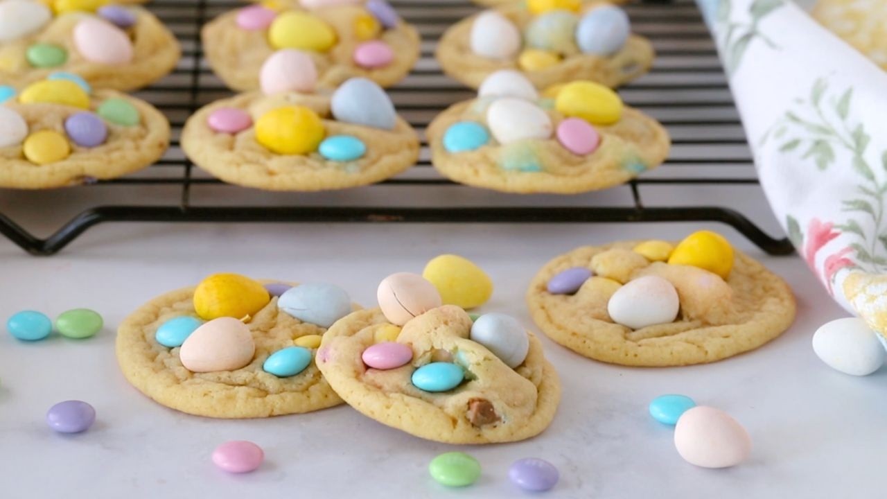 Cadbury Mini Egg Cookies - Amazing Easter Cookie Recipe