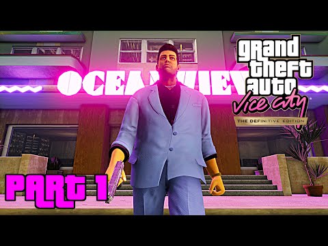 GTA: TRILOGY Definitive Edition GTA VICE CITY GAMEPLAY WALKTHROUGH PART 1 (GTA VICE CITY REMASTERED) - YouTube