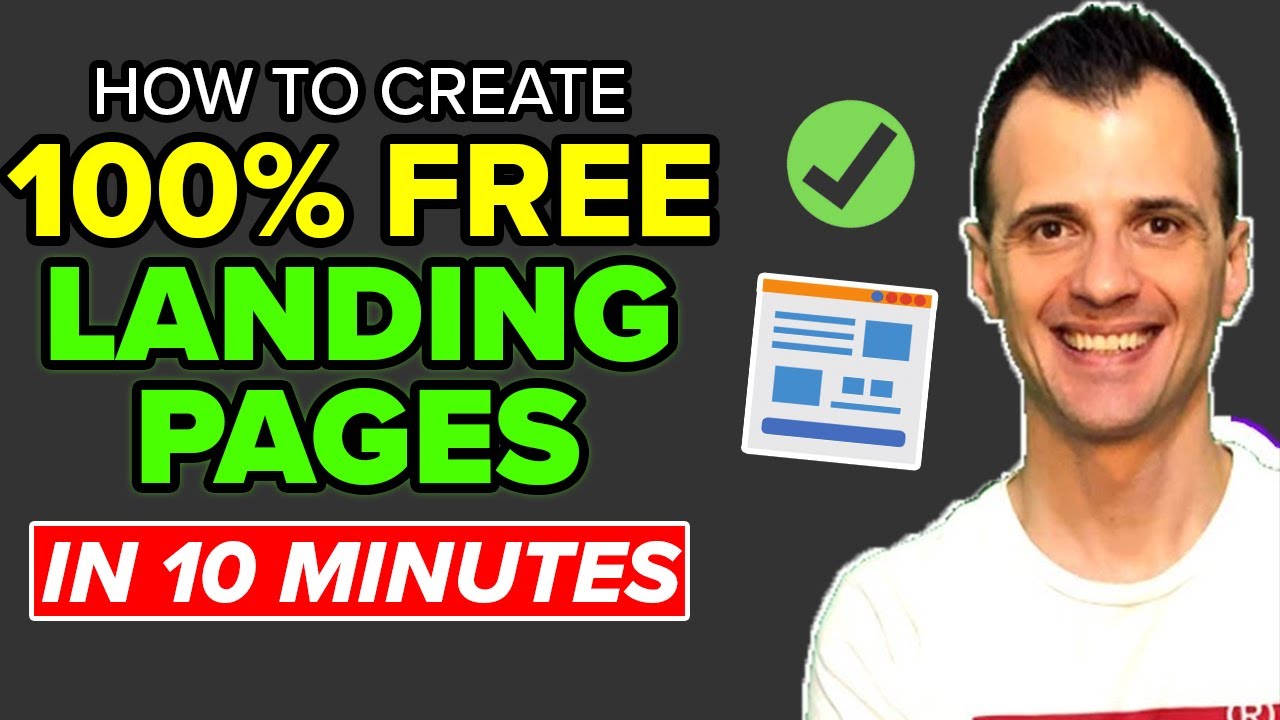 How to Create a Landing Page FOR FREE (2022 New Method!) in Just 10 Minutes