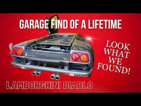 Garage Find Of A Lifetime - Lamborghini Diablo VT