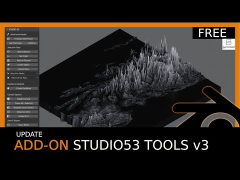 My Blender Addon Update: Studio 53 Tools - v3, Create isometric camera (free)