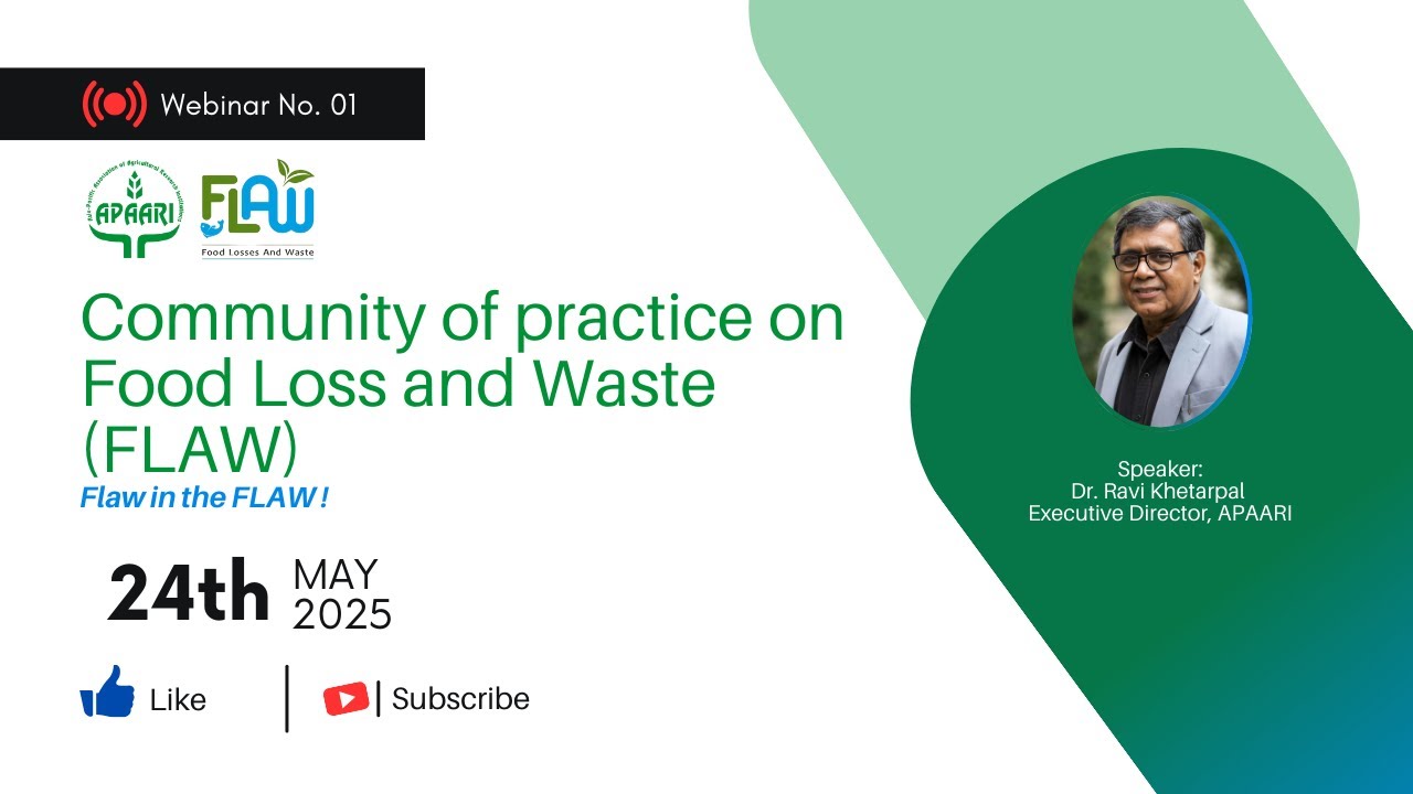 Community of Practice on Food Loss and Waste (FLAW), 24th May 2025