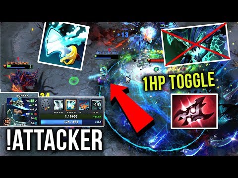 Most EPIC Kunkka Player is BACK! - !Attacker Kunkka 1HP Armlet Toggle Master - DOTA 2