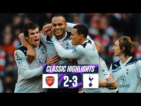 ARSENAL 2-3 TOTTENHAM HOTSPUR // CLASSIC PREMIER LEAGUE HIGHLIGHTS