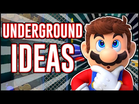 Top 8 Underground Level Ideas in Mario Maker 2!