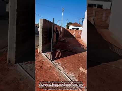 Space Saving Side Sliding Garden Gate Design for Efficient Outdoor Access