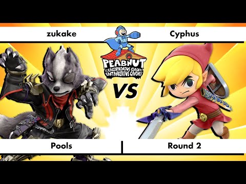 Peabnut C.C.C.C. - Pools Winners Round 2 - zukake (Wolf) vs Cyphus (Toon Link)