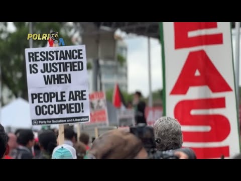 VOA - DEMONSTRASI BESAR SAMBUT PIDATO BENJAMIN NETANYAHU DI KONGRES