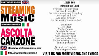 Lesley Roy - Thinking Out Loud (Lyrics / Testo)
