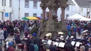 preview picture of video 'Christmas Market Santa Day Dunkeld Highland Perthshire Scotland'
