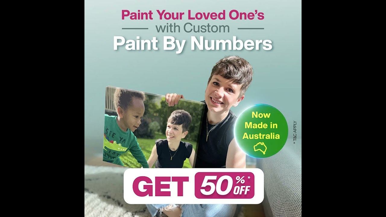 Custom Paint by Numbers - Made in Australia