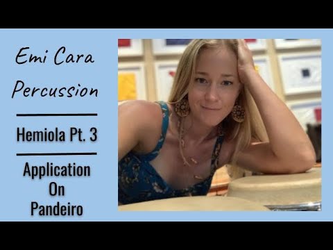 Hemiola Part 3: Application on Pandeiro