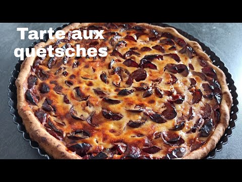 Tarte aux quetsches 🥧 Recette pas à pas - Fait maison