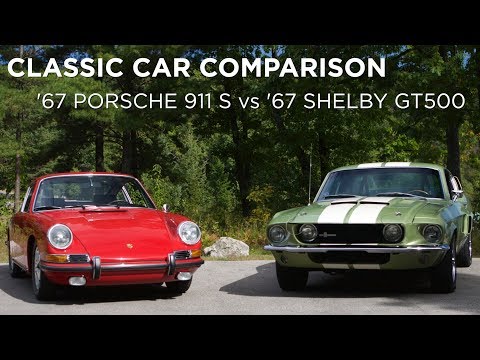 Thumbnail for Classic Car Comparison | 1967 Porsche 911S vs 1967 Shelby GT500 | Driving.ca by Porsche 911 (classic)