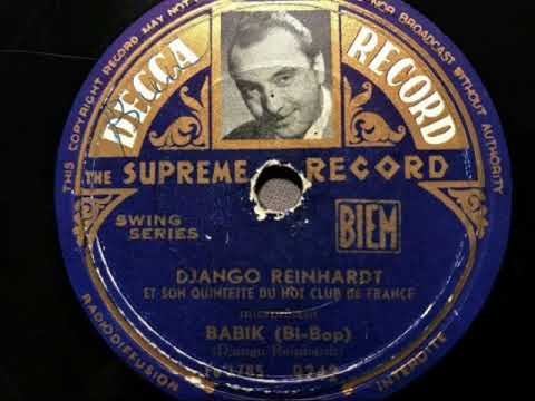 Django Reinhardt Quintette du Hot Club de France, Babik, Be-Bop, Brüssel, 1947