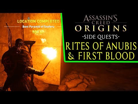 Assassin's Creed: Origins - Rites of Anubis & First Blood (side quests) Bent Pyramid of Sneferu