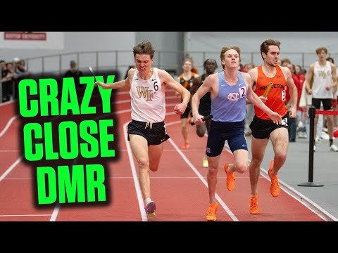 CRAZY All-Time Collegiate Men's DMR Race At BU Terrier DMR Challenge 2025!