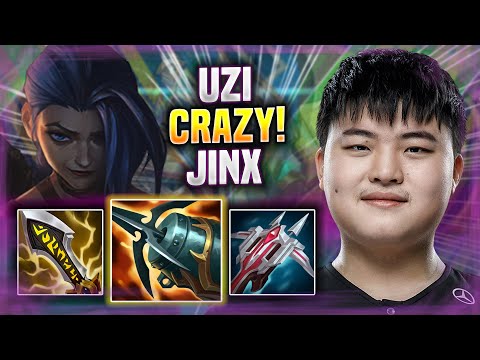 UZI IS SO CRAZY WITH JINX! - BLG Uzi Plays Jinx ADC vs Ezreal! | Preseason 2022