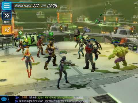 Marvel Strike Force - Captain Marvel Charging Bug