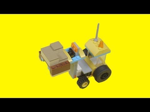 How To Build a LEGO Forklift Truck – LEGO Academy How To DIY Build
